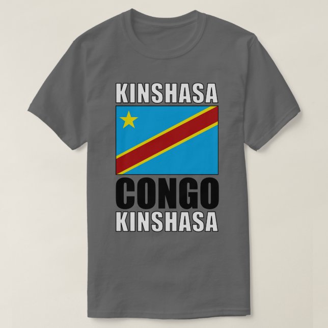 Flagga Kongo T Shirt (Design framsida)