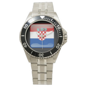 Flagga_Kroatien Armbandsur