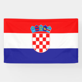 Flagga Kroatien Banner