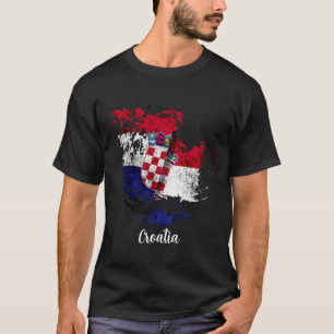 flagga Kroatien T Shirt