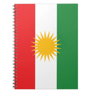 Flagga Kurdistan Anteckningsbok