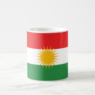 Flagga Kurdistan Kaffemugg