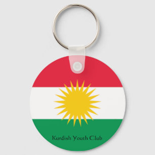 flagga-kurdistan Kurdish ungdomklubb Nyckelring