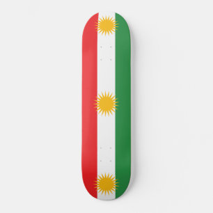Flagga Kurdistan Mini Skateboard Bräda 18,5 Cm