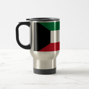 Flagga Kuwait Travel/Commuter Mugg