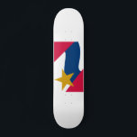 Flagga Lafayette, Indiana Mini Skateboard Bräda 18,5 Cm<br><div class="desc">Skateboard med en utformning med flagga Lafayette,  Indiana.. En röd,  vit och blå flagga med en gult stjärna</div>
