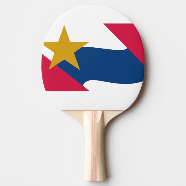 Flagga Lafayette, Indiana Pingisracket (Framsidan)