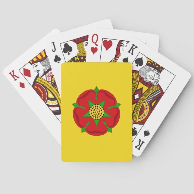 Flagga Lancashire Casinokort (Baksidan)