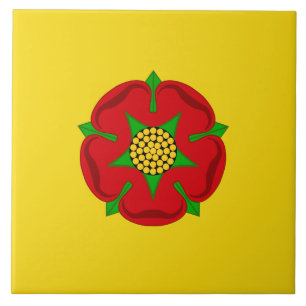 Flagga Lancashire Kakelplatta