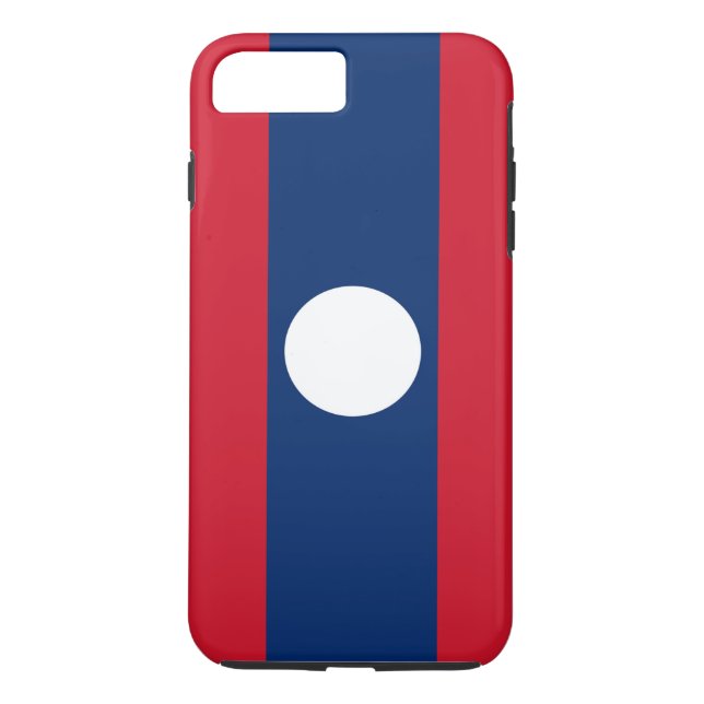 Flagga Laos Case-Mate iPhone Skal (Baksida)