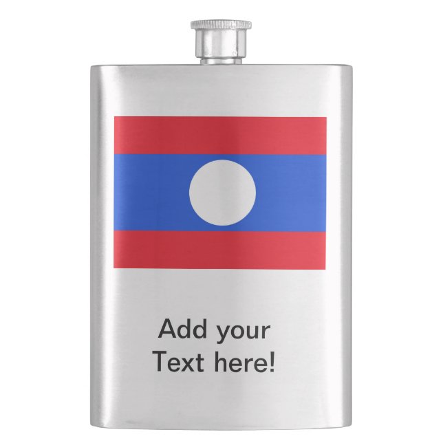 Flagga Laos Fickplunta (Framsidan)