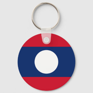 Flagga Laos Nyckelring