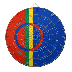 Flagga Lappland (jul) (Sami) (Laplander) Darttavla