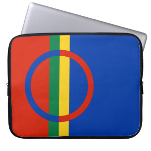 Flagga Lappland (jul) (Sami) (Laplander) Laptop Fodral
