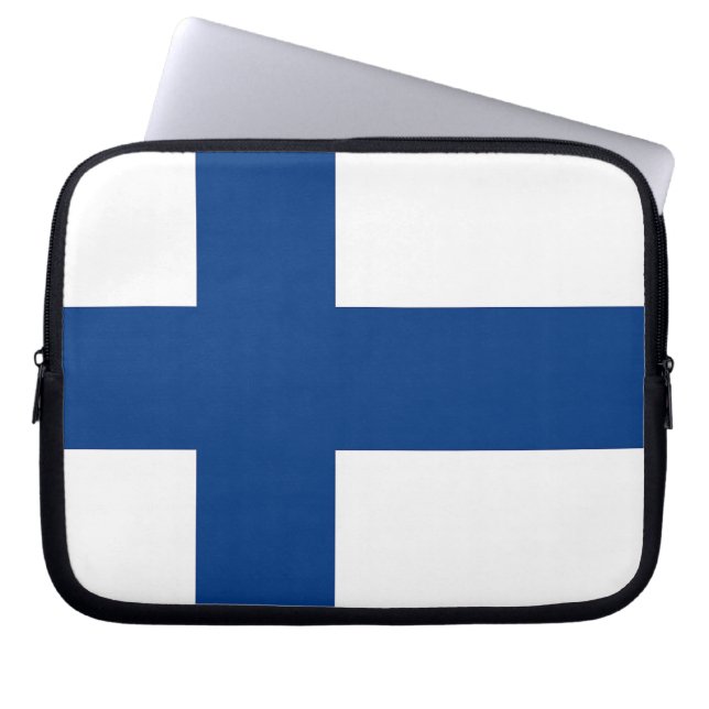 Flagga Laptop Sleeve (Framsidan)