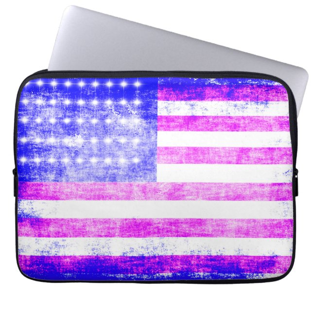 Flagga Laptop Sleeve (Framsidan)