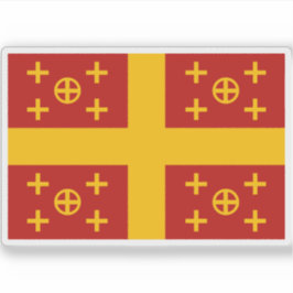 Flagga Latin Empire Klistermärken