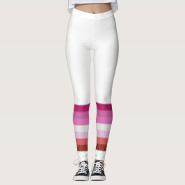 Flagga Lesbisk Pride Leggings