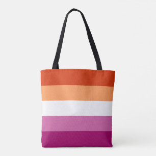 Flagga Lesbisk Pride Tygkasse