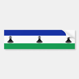 Flagga Lesotho Bildekal