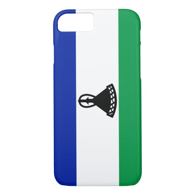 Flagga Lesotho Case-Mate iPhone Skal (Baksida)