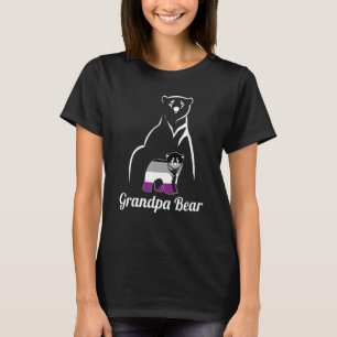 Flagga Lgbt AsexuGrandpa Bear Ace Pride T Shirt