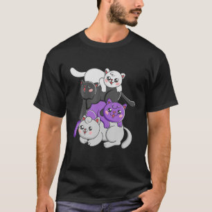Flagga LGBT Demisexual PRIDE LGBTQ Community Kawai T Shirt