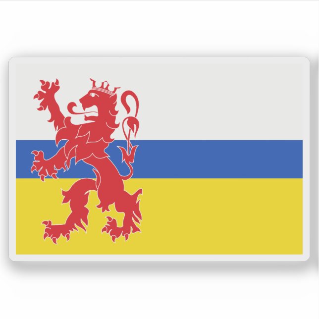 Flagga Limburg, Nederländerna Klistermärken (Framsida)