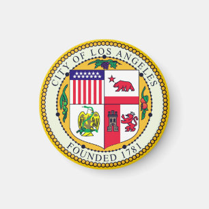 Flagga Los Angeles, Kalifornien Magnet
