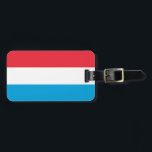 Flagga Luxemburg Bagagebricka<br><div class="desc">Flagga Luxemburg</div>