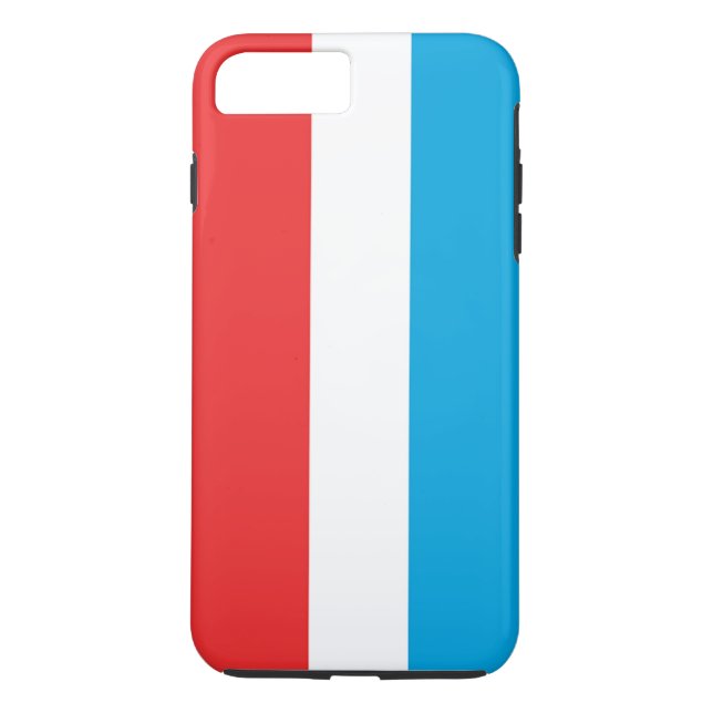 Flagga Luxemburg Case-Mate iPhone Skal (Baksida)