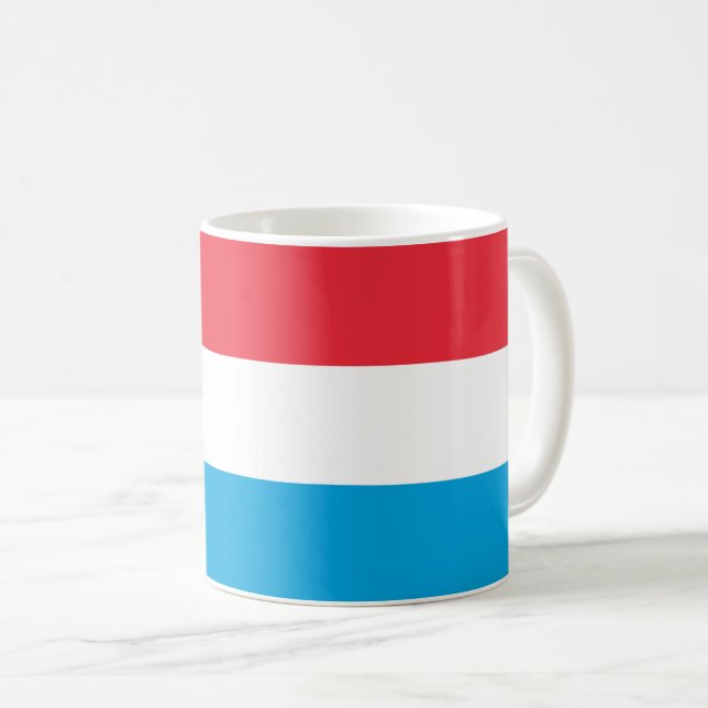 Flagga Luxemburg Kaffemugg (Framsida höger)
