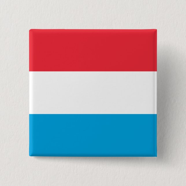 Flagga Luxemburg Knapp (Framsida)