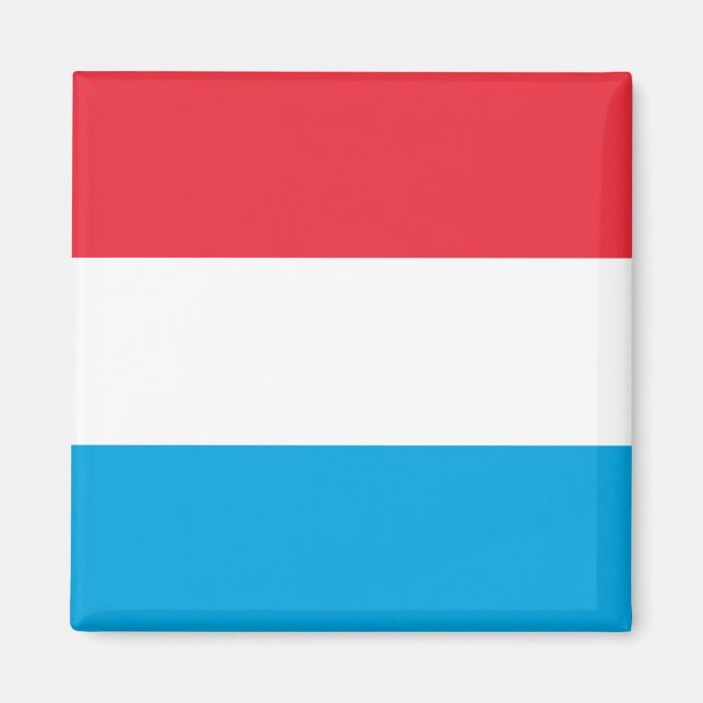 Flagga Luxemburg Magnet (Framsidan)