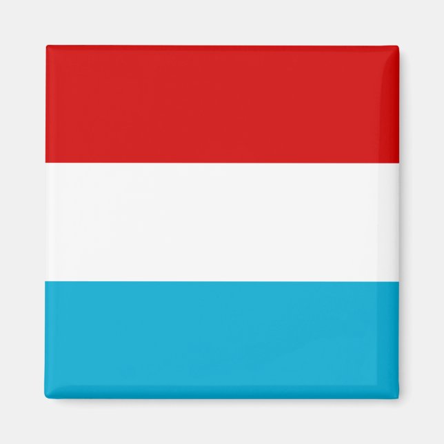 Flagga Luxemburg Magnet (Framsidan)
