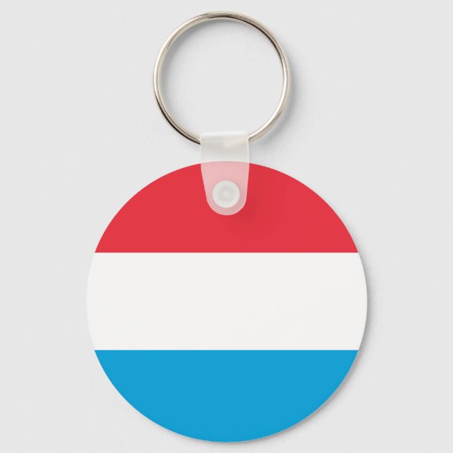 Flagga Luxemburg Nyckelring (Framsida)