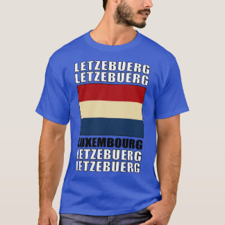 Flagga Luxemburg T Shirt