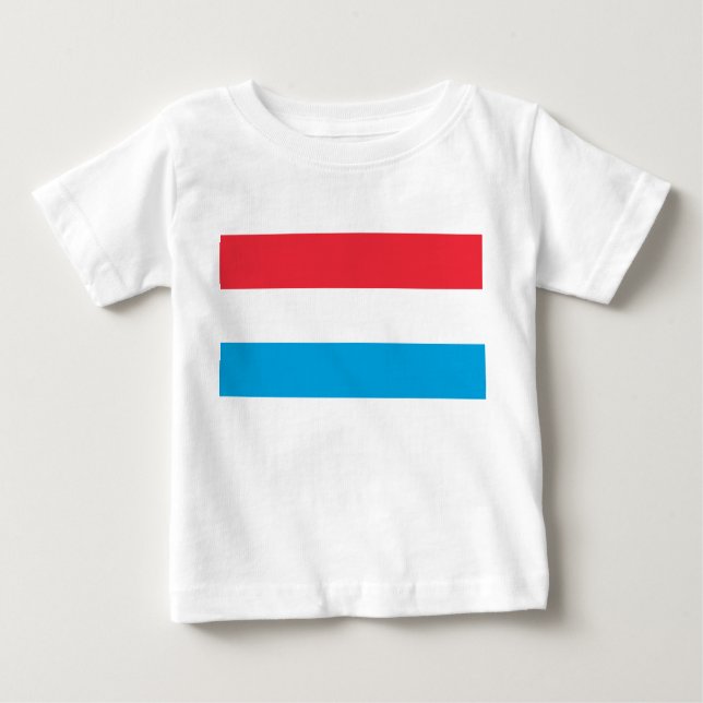 Flagga Luxemburg T Shirt (Framsida)