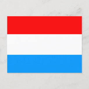 Flagga Luxemburg Vykort
