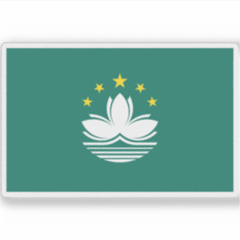 Flagga Macau Klistermärken