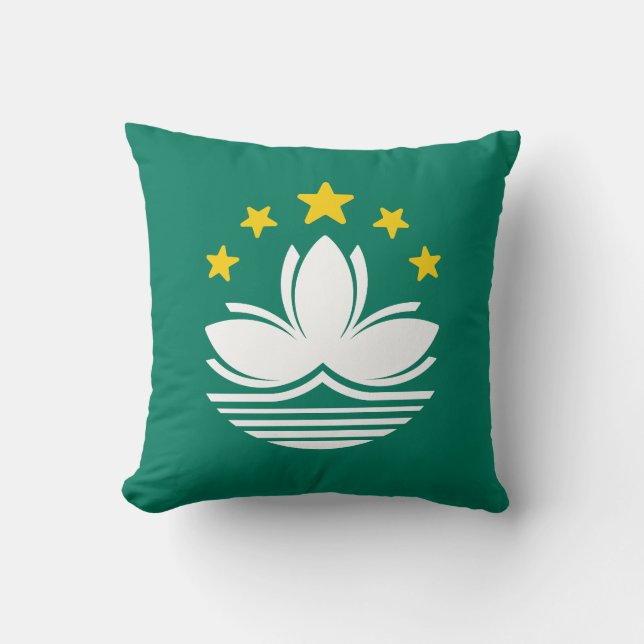 Flagga Macau Kudde (Framsida)