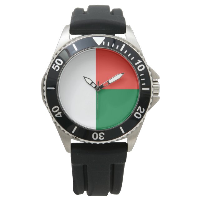 Flagga Madagaskar Armbandsur (Framsida)