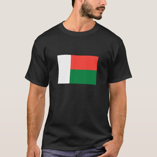 Flagga Madagaskar T-Shirt (Framsida)