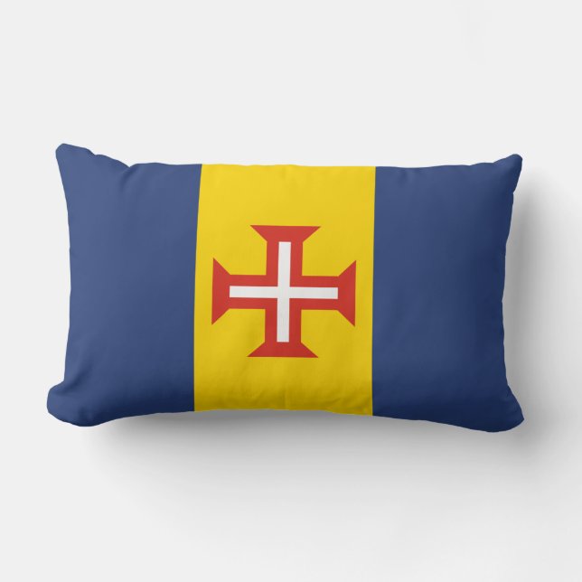 Flagga Madeira, Portugal accent Pillow Lumbarkudde (Framsida)