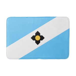 Flagga Madison, Wisconsin Bathroom Mat Badrumsmatta
