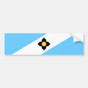 Flagga Madison (Wisconsin) Bildekal