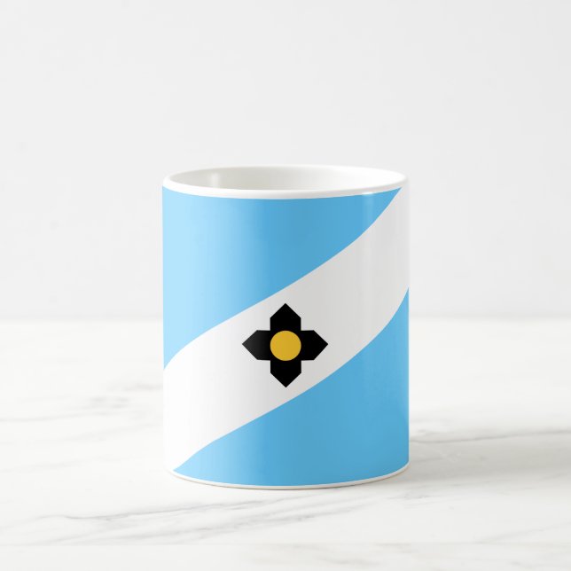 Flagga Madison (Wisconsin) Kaffemugg (Center)
