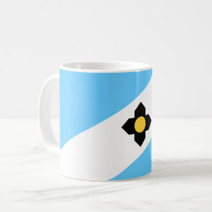 Flagga Madison, Wisconsin Kaffemugg