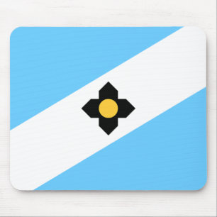Flagga Madison, Wisconsin Mouse Pad Musmatta