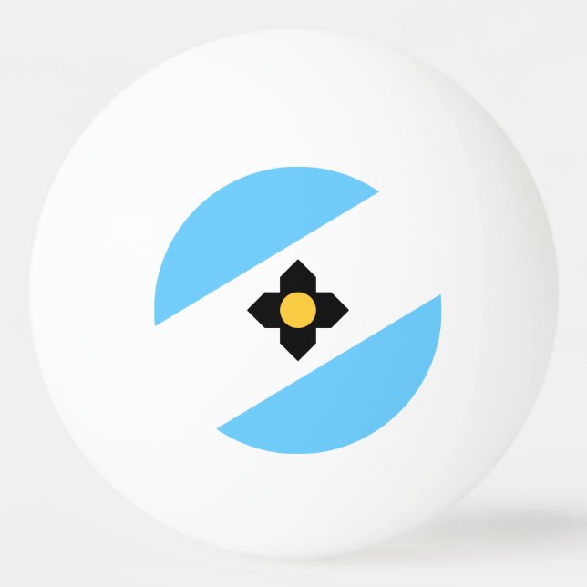 Flagga Madison, Wisconsin Ping-Pong Ball Pingisboll (Framsidan)